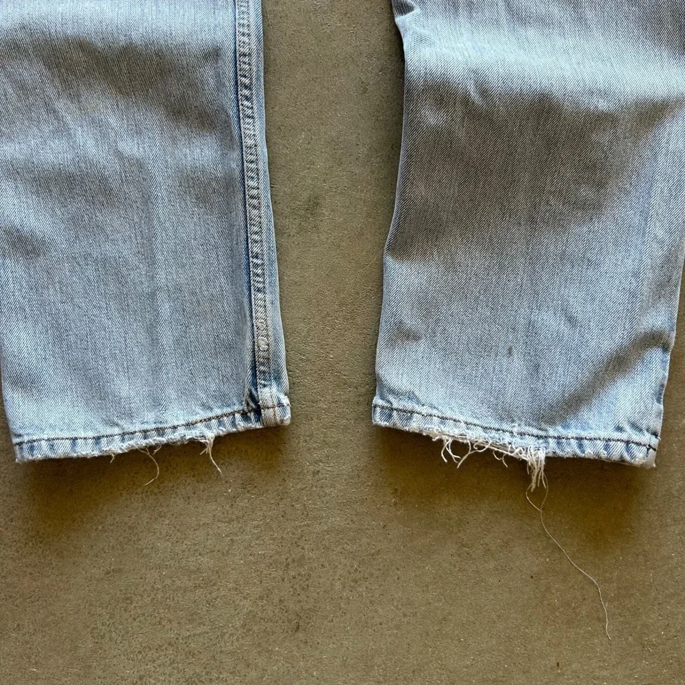 Vintage‎ Levis 505 Jeans Size 34x30 Blue Medium Wash Denim Regular Straight Leg